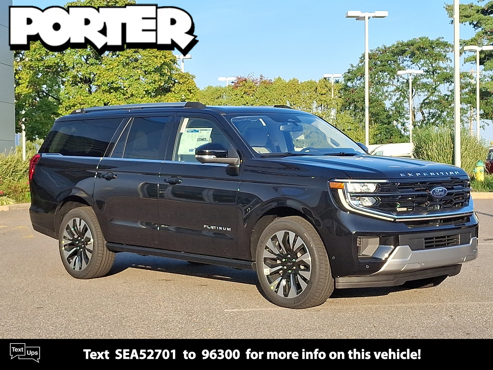 New 2025 Ford Expedition Max Platinum