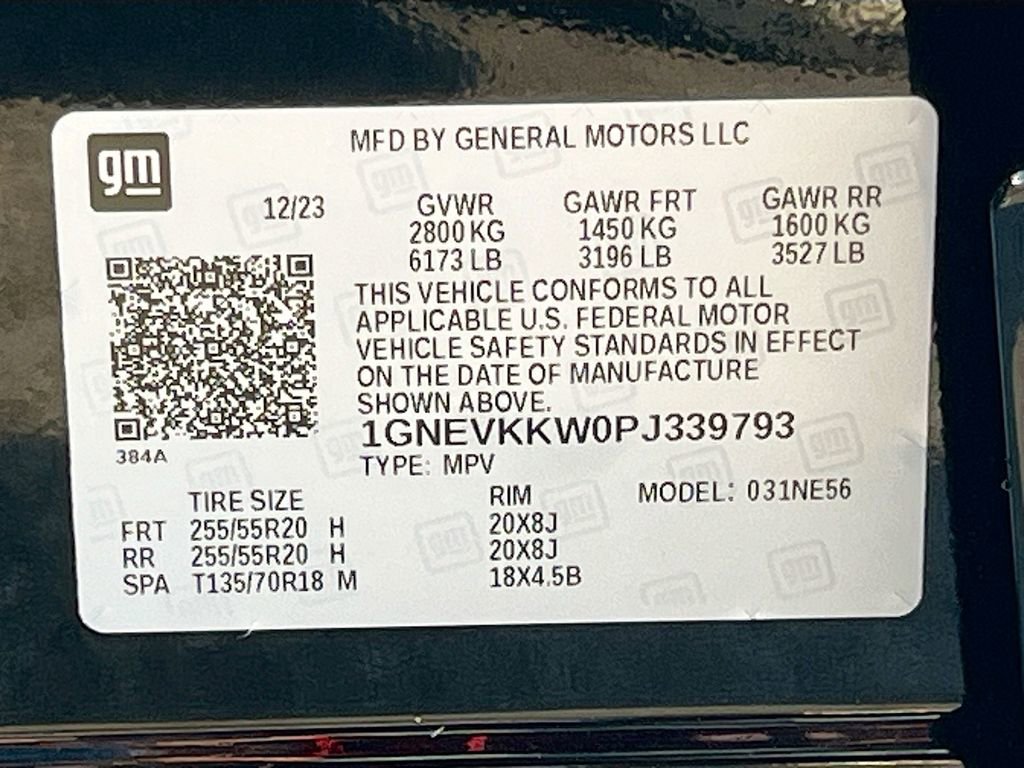 Used 2023 Chevrolet Traverse Premier w/ LPO, Floor Liner Package image 35