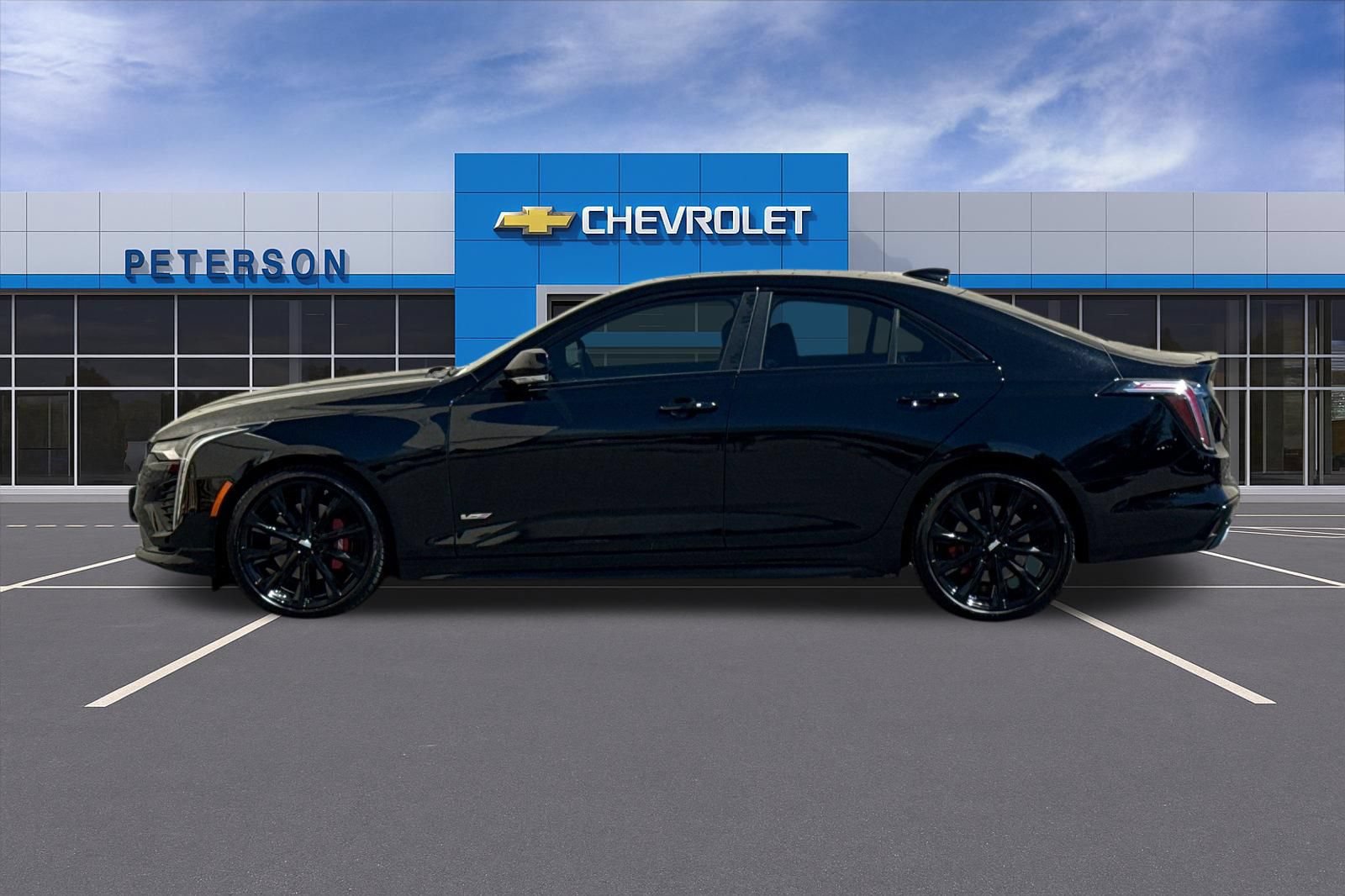 Used 2024 Cadillac CT4 V w/ LPO, ONYX Package AWD/4WD image 7