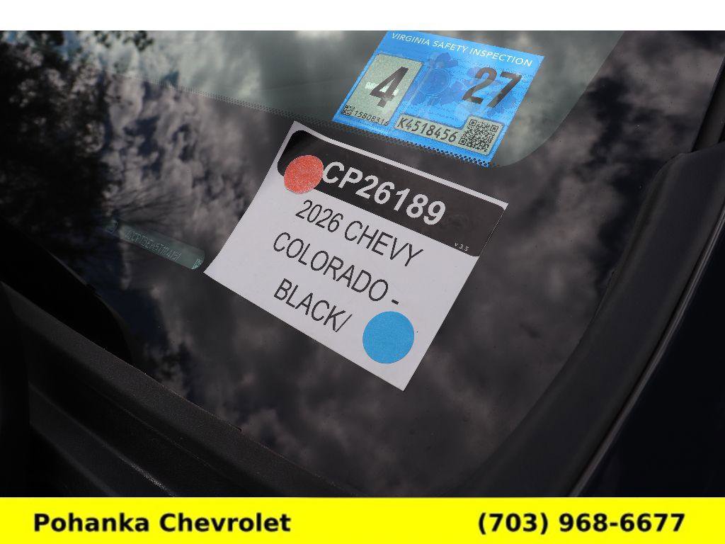 Certified 2026 Chevrolet Colorado W/T w/ WT Custom Package AWD/4WD image 32