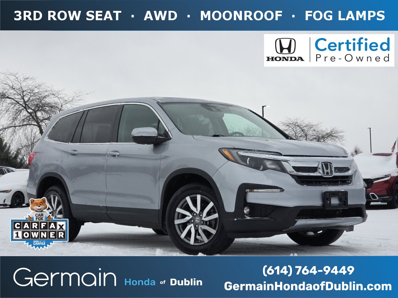 Certified 2022 Honda Pilot EX-L