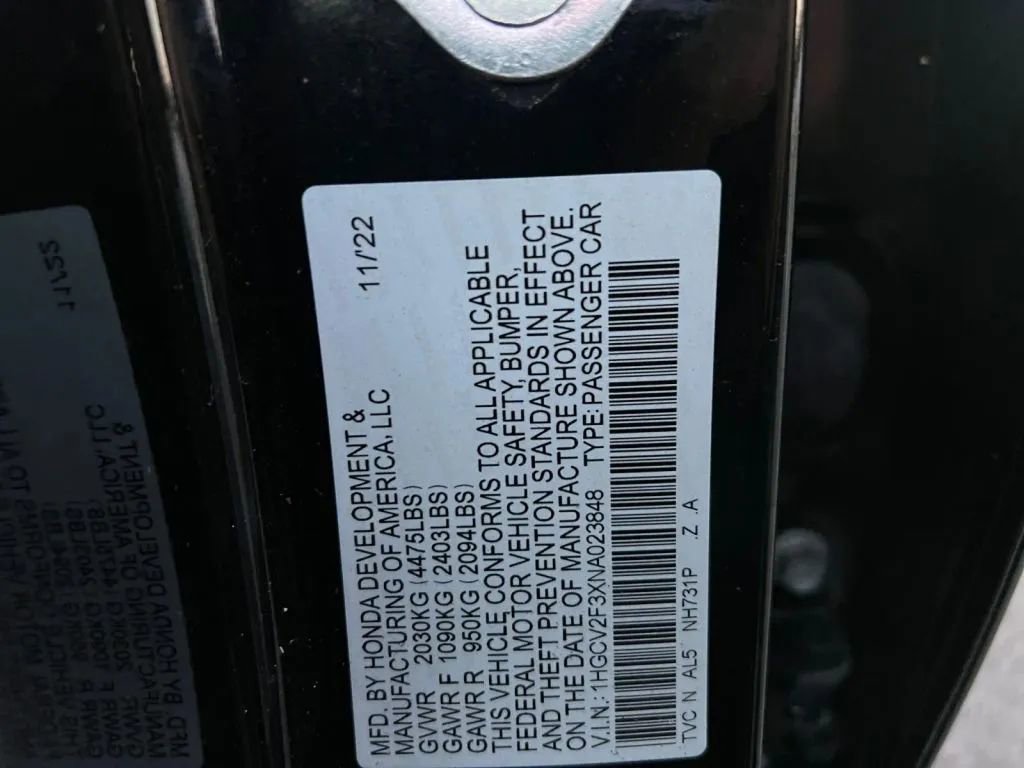 Used 2022 Honda Accord Sport image 27