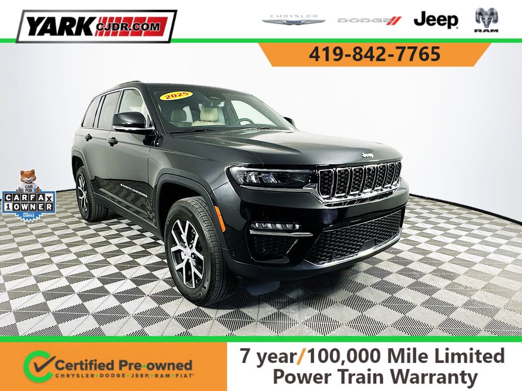 Certified 2025 Jeep Grand Cherokee Limited w/ Luxury Tech Group II image 1