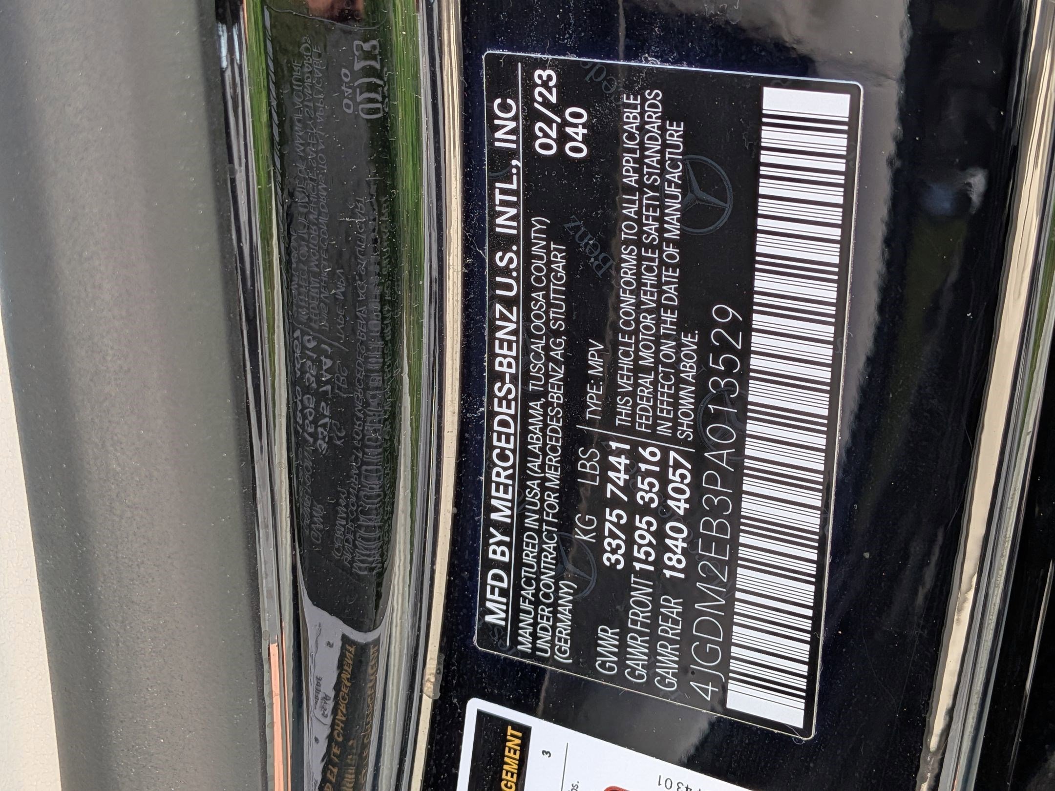 Certified 2023 Mercedes-Benz EQS 450+ 4MATIC SUV w/ Pinnacle Trim Package image 35