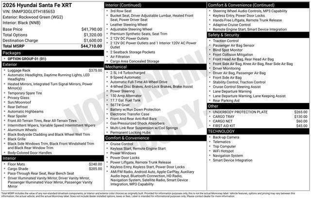 New 2026 Hyundai Santa Fe XRT AWD/4WD image 33