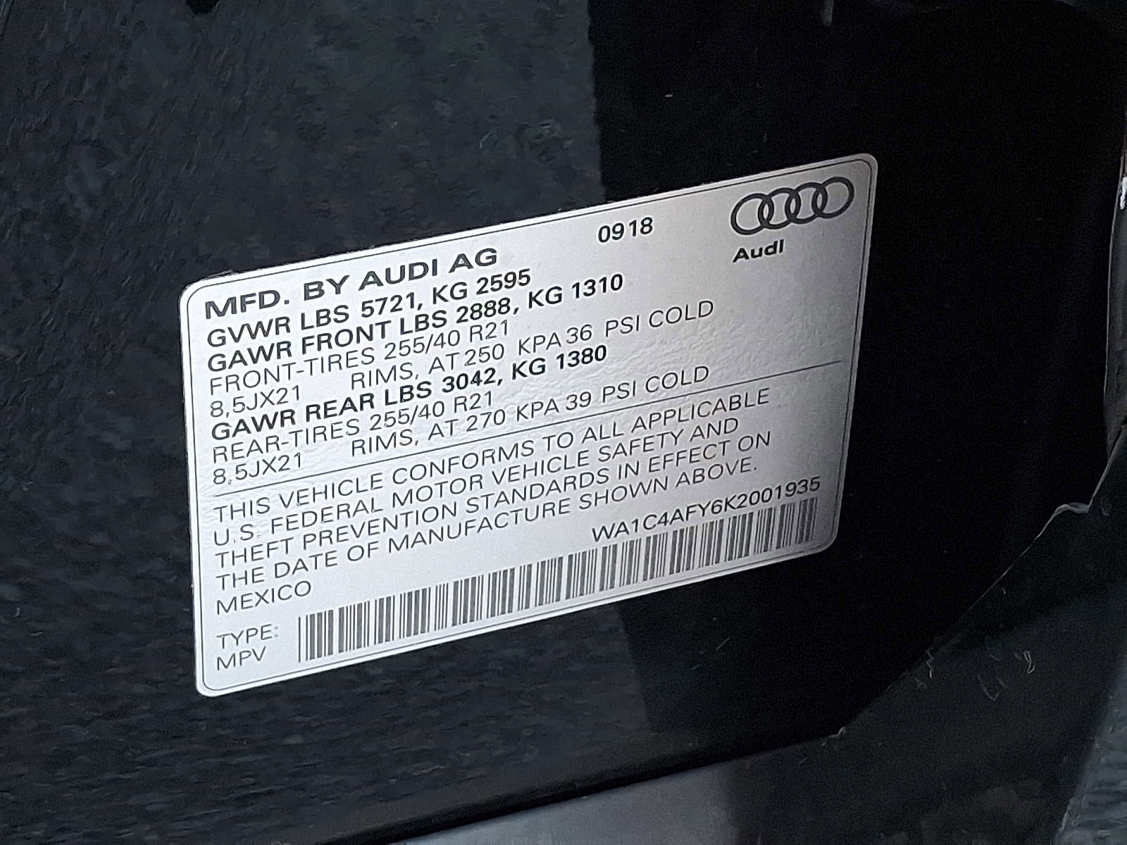 Used 2019 Audi SQ5 Prestige AWD/4WD image 27