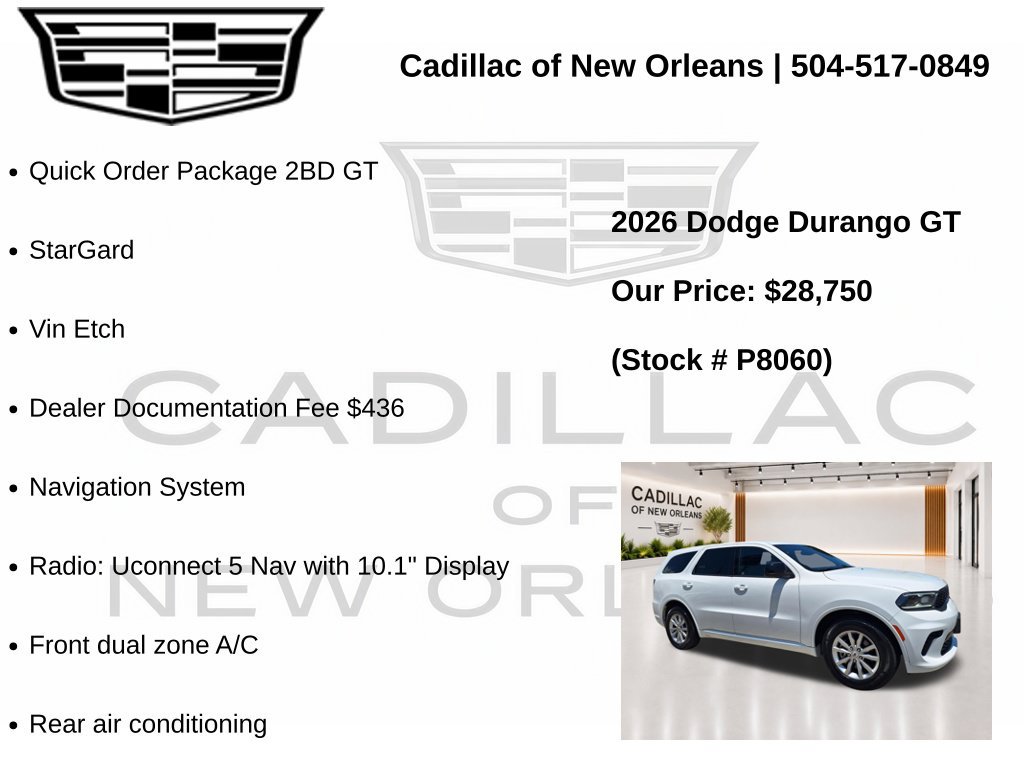 Used 2026 Dodge Durango GT RWD image 7