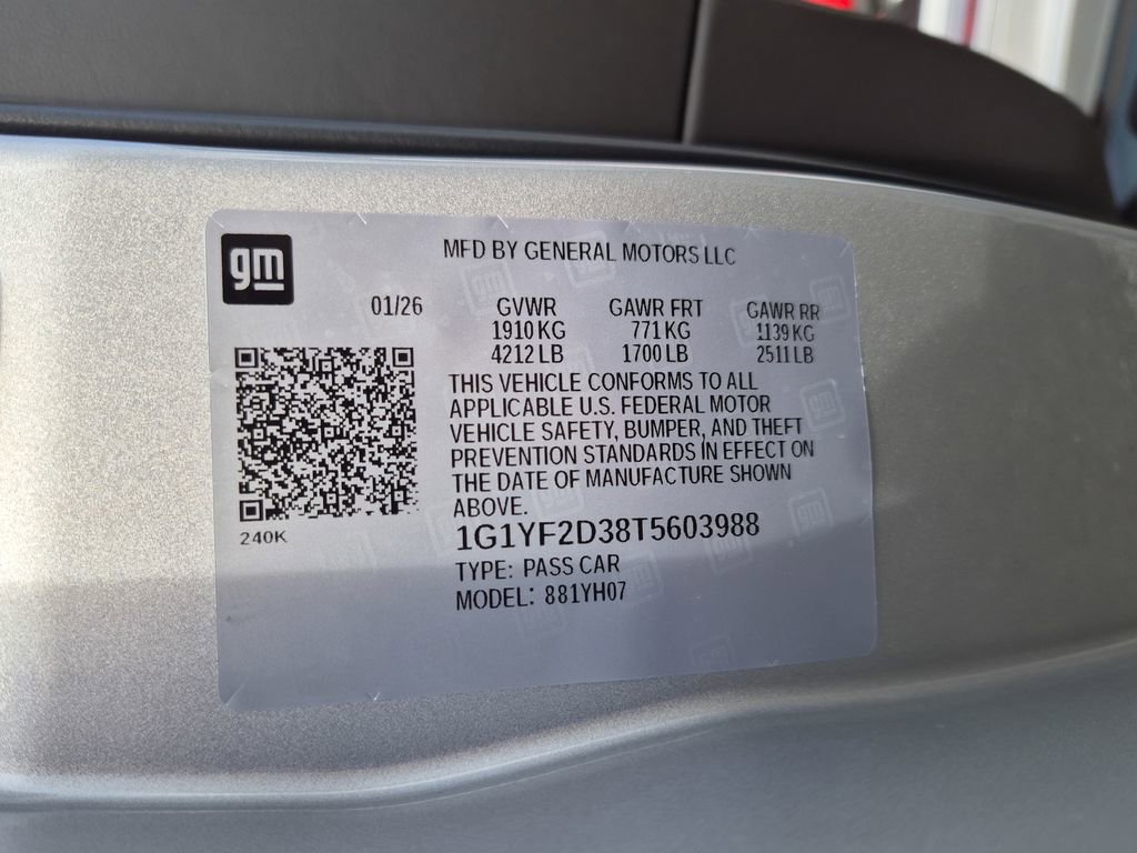 New 2026 Chevrolet Corvette Z06 w/ Battery Protection Package image 36