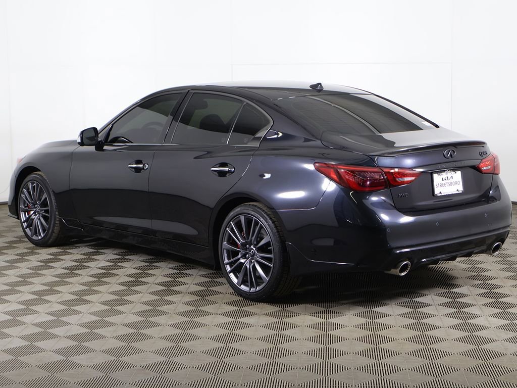 Used 2023 INFINITI Q50 Red Sport 400 w/ Black Opal Edition image 11