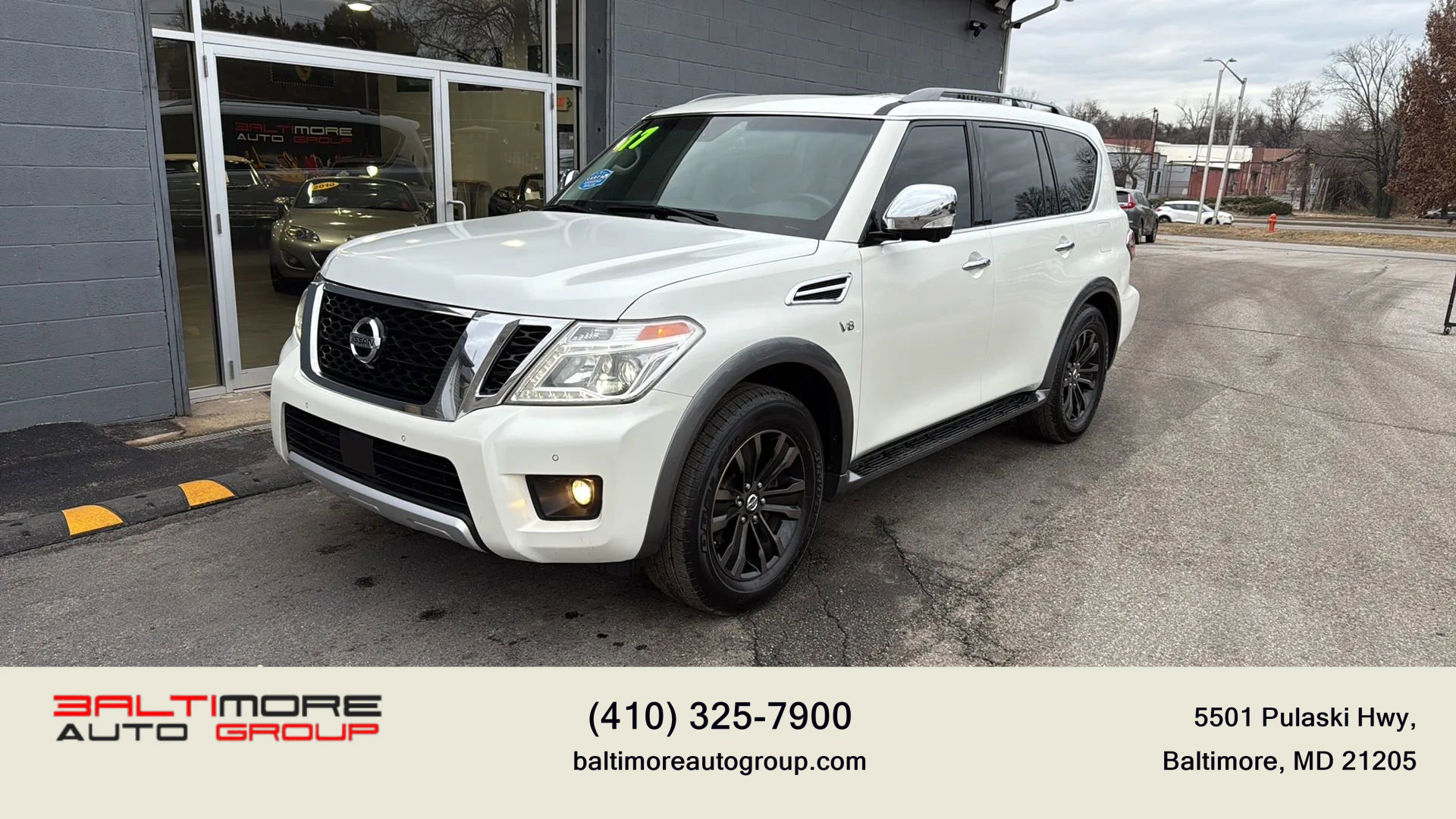 Used 2017 Nissan Armada Platinum w/ Captain Seat Package image 1