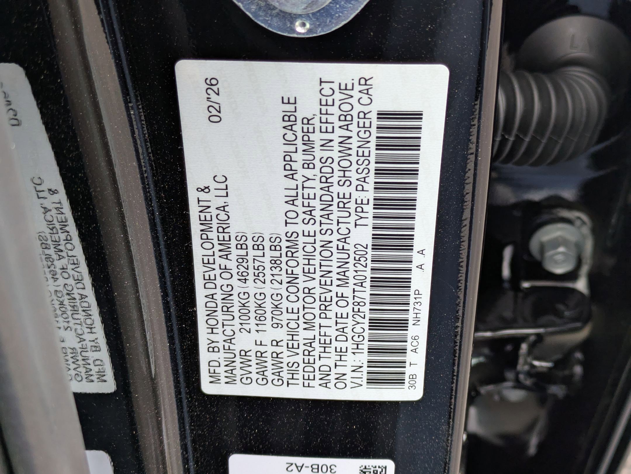 New 2026 Honda Accord Touring image 18