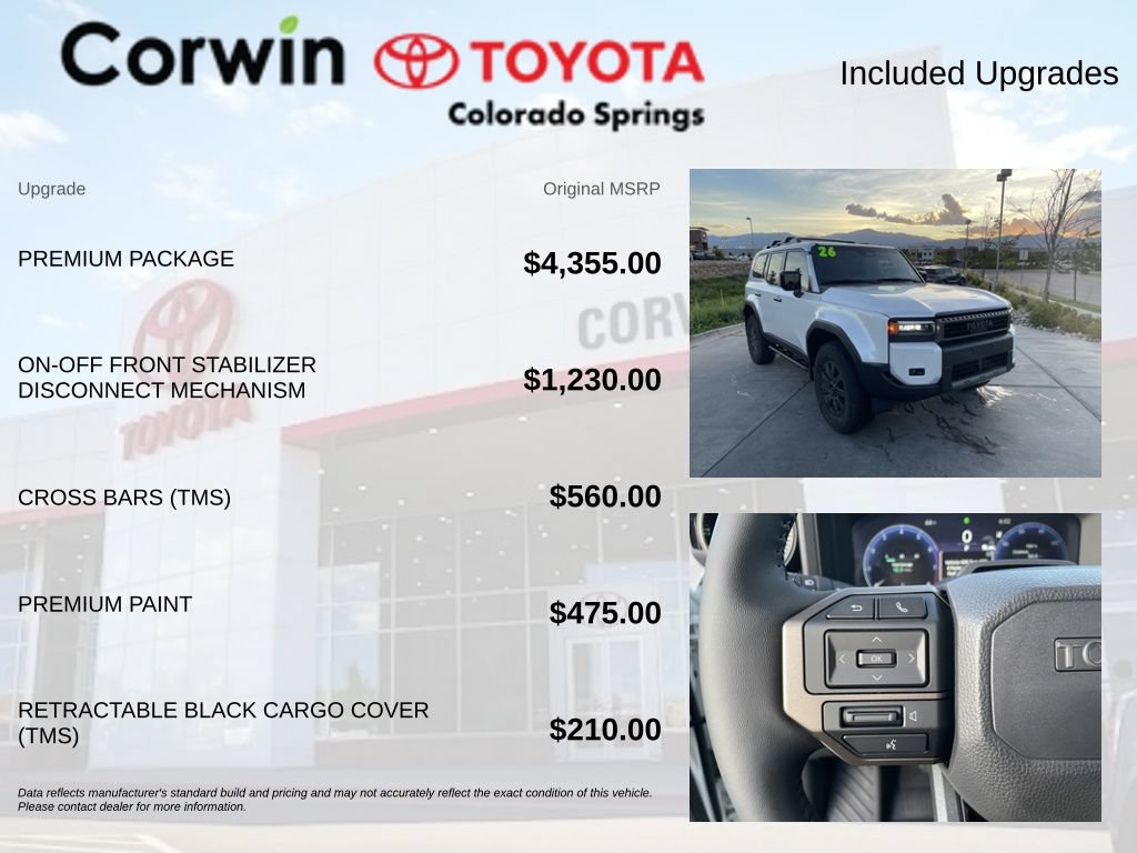 Used 2026 Toyota Land Cruiser w/ Premium Package AWD/4WD image 4