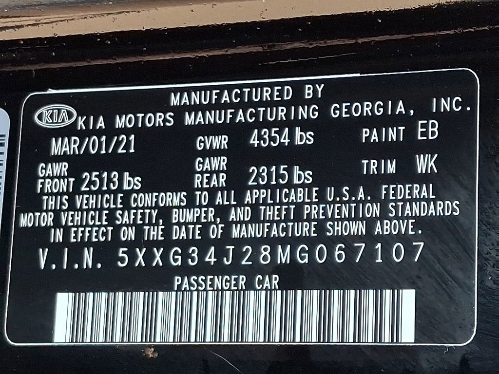 Used 2021 Kia K5 EX FWD image 27
