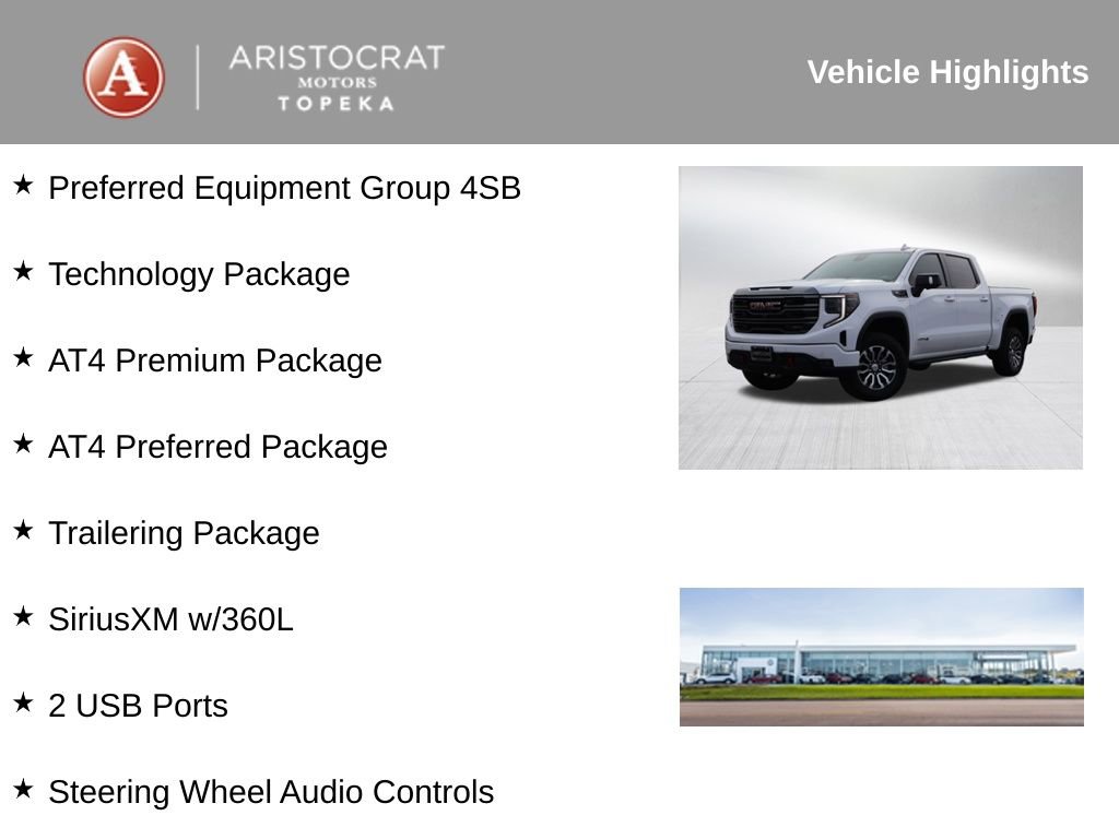 Used 2023 GMC Sierra 1500 AT4 w/ AT4 Premium Package AWD/4WD image 2