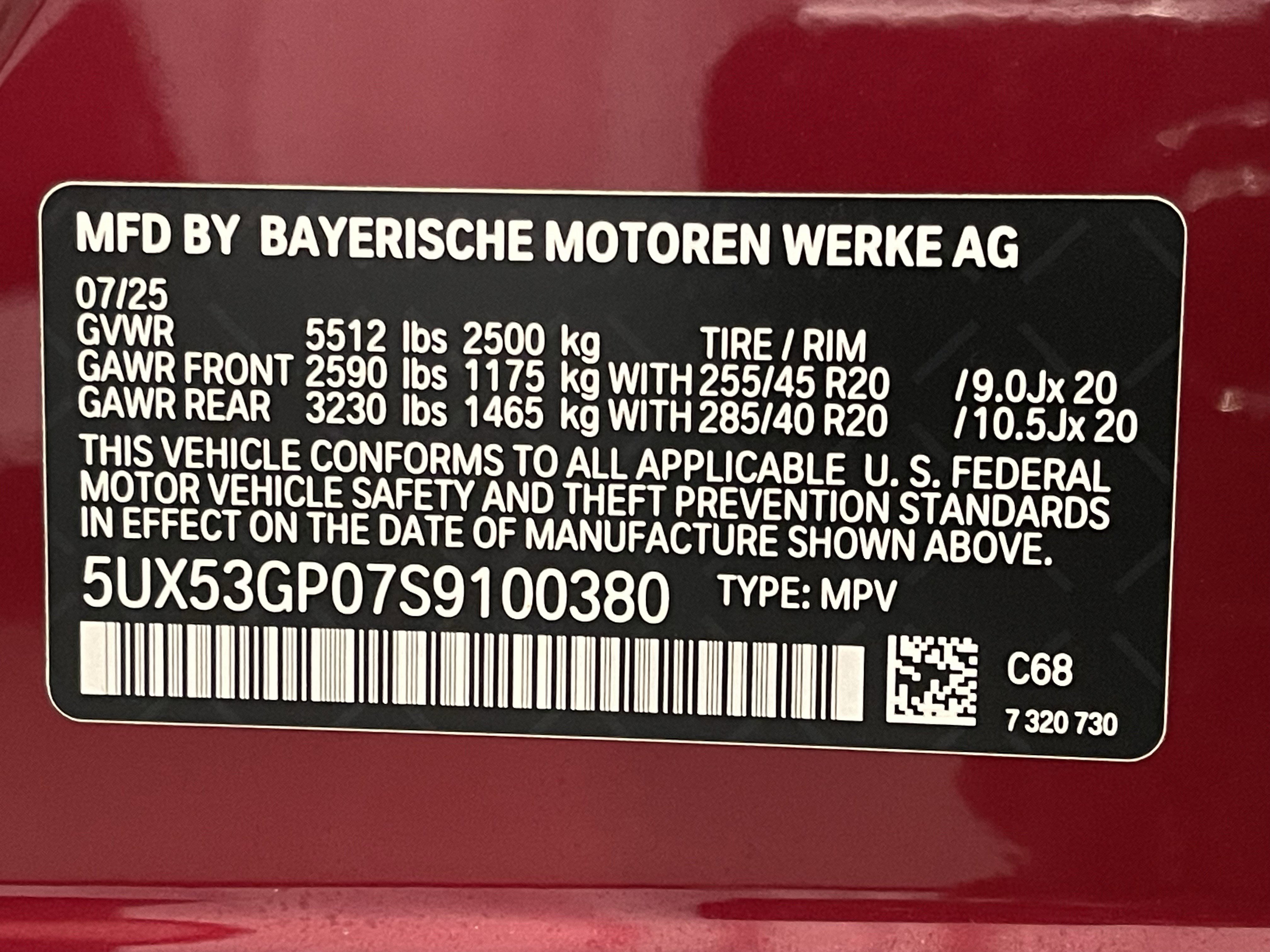 Used 2025 BMW X3 xDrive30i w/ Convenience Package image 26