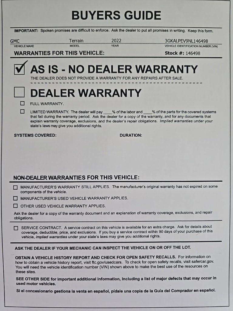 Used 2022 GMC Terrain SLT image 26