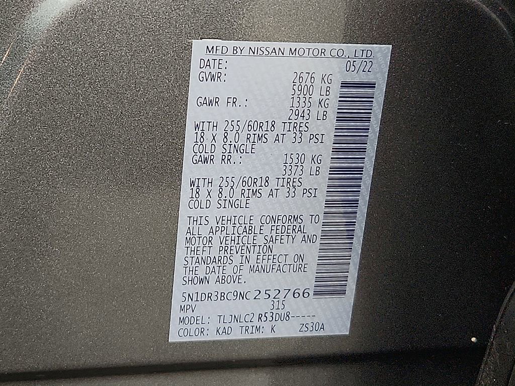 Used 2022 Nissan Pathfinder SV image 27