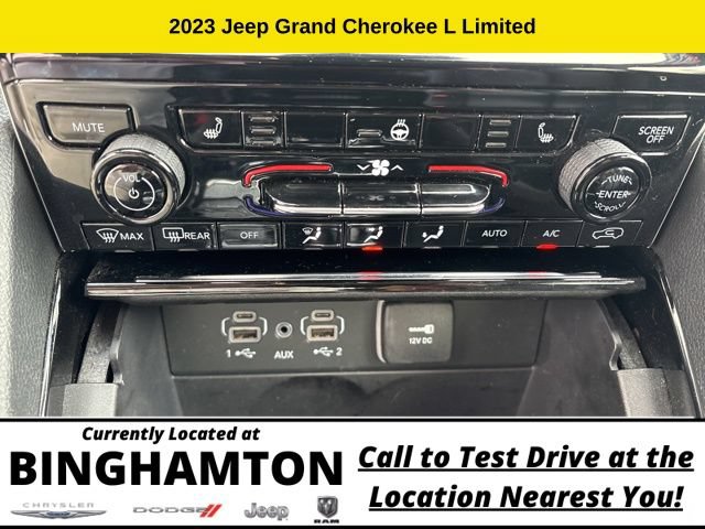 Used 2023 Jeep Grand Cherokee L Limited w/ Black Appearance Package AWD/4WD image 12
