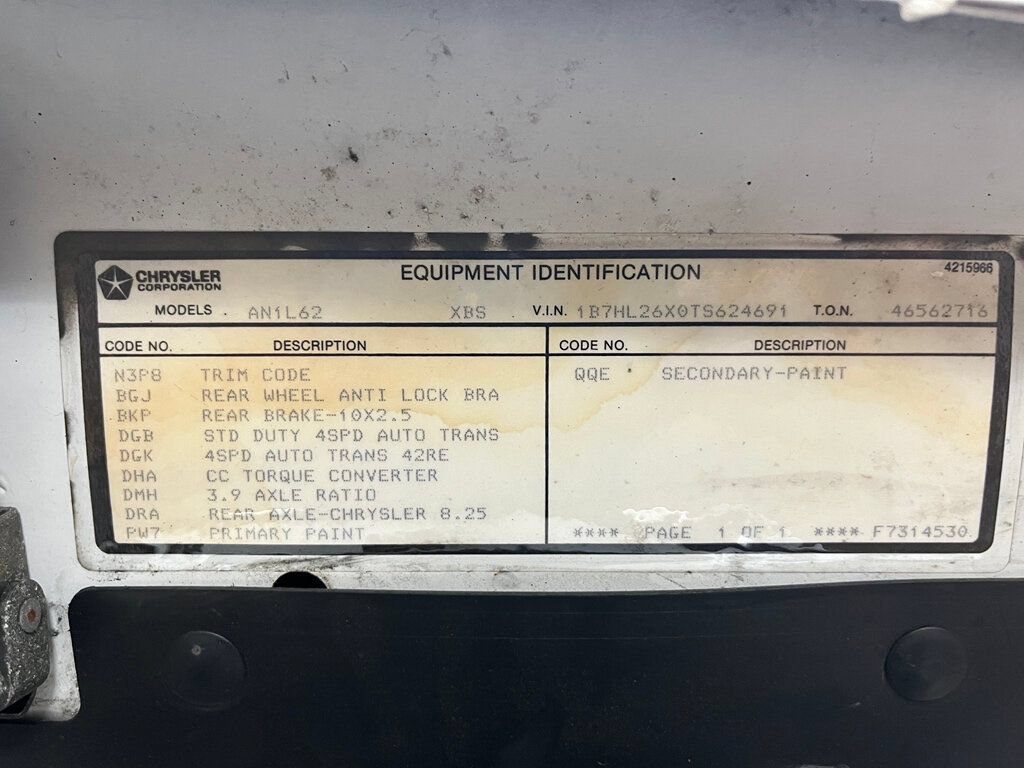 Used 1996 Dodge Dakota 2WD Regular Cab image 34