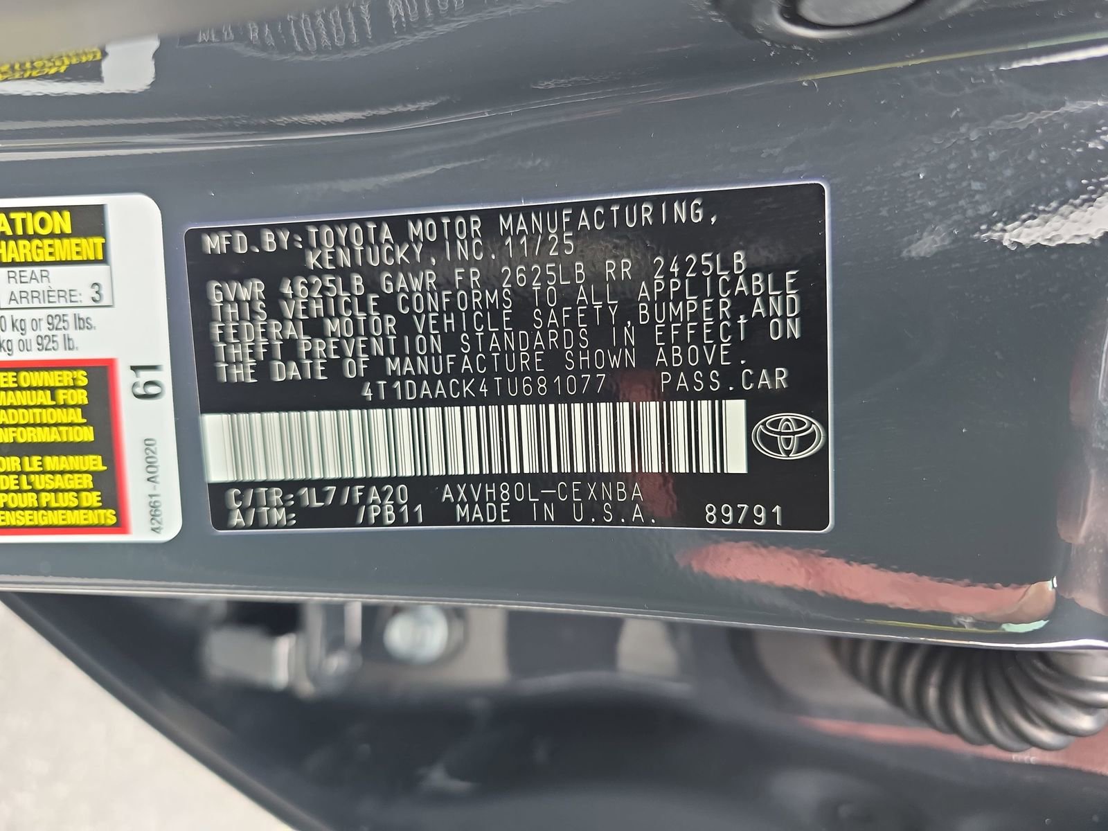 Used 2026 Toyota Camry LE FWD image 33