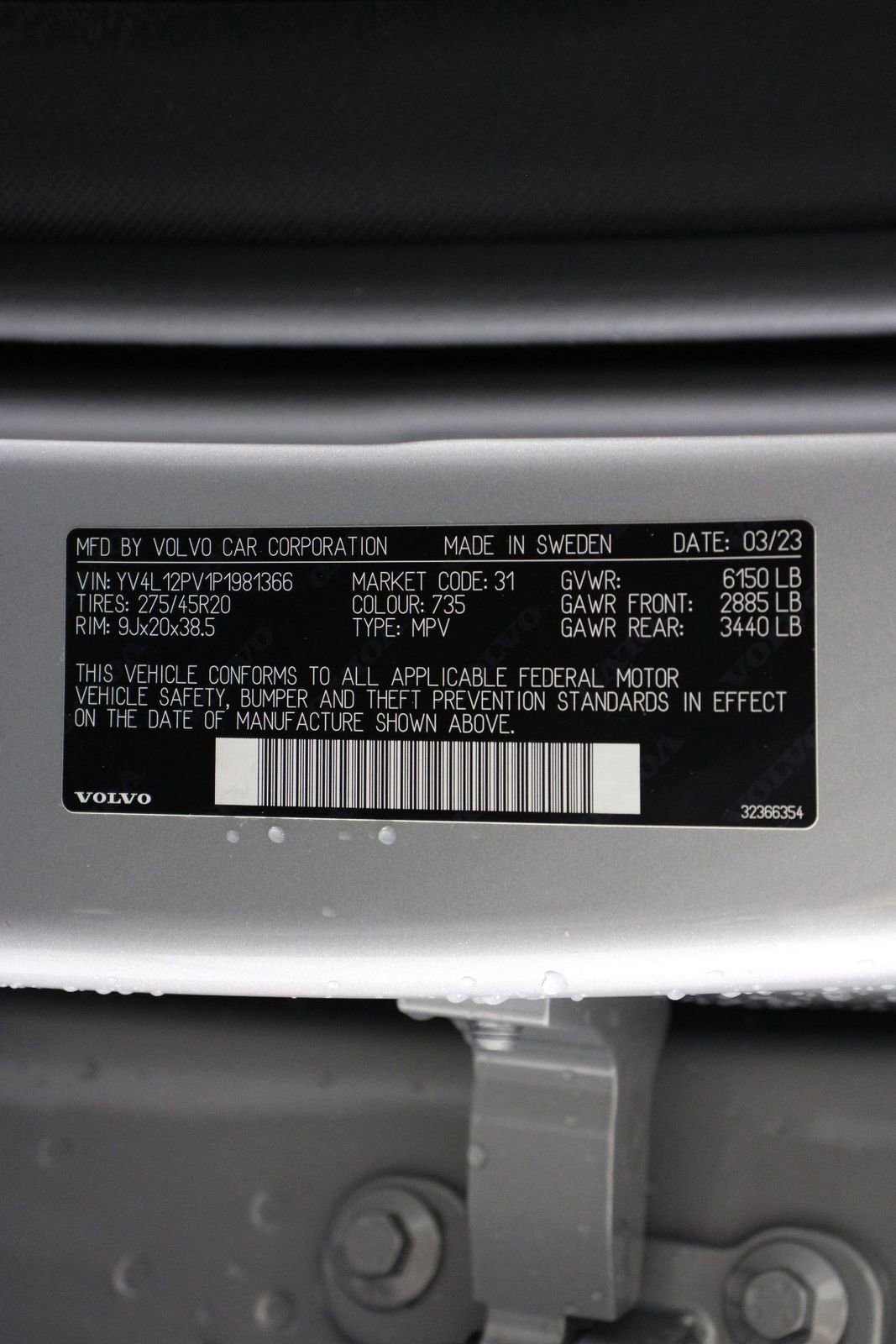 Certified 2023 Volvo XC90 B5 Core w/ Protection Package Premier AWD/4WD image 16