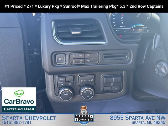 Certified 2024 Chevrolet Tahoe Z71 w/ Luxury Package AWD/4WD image 10