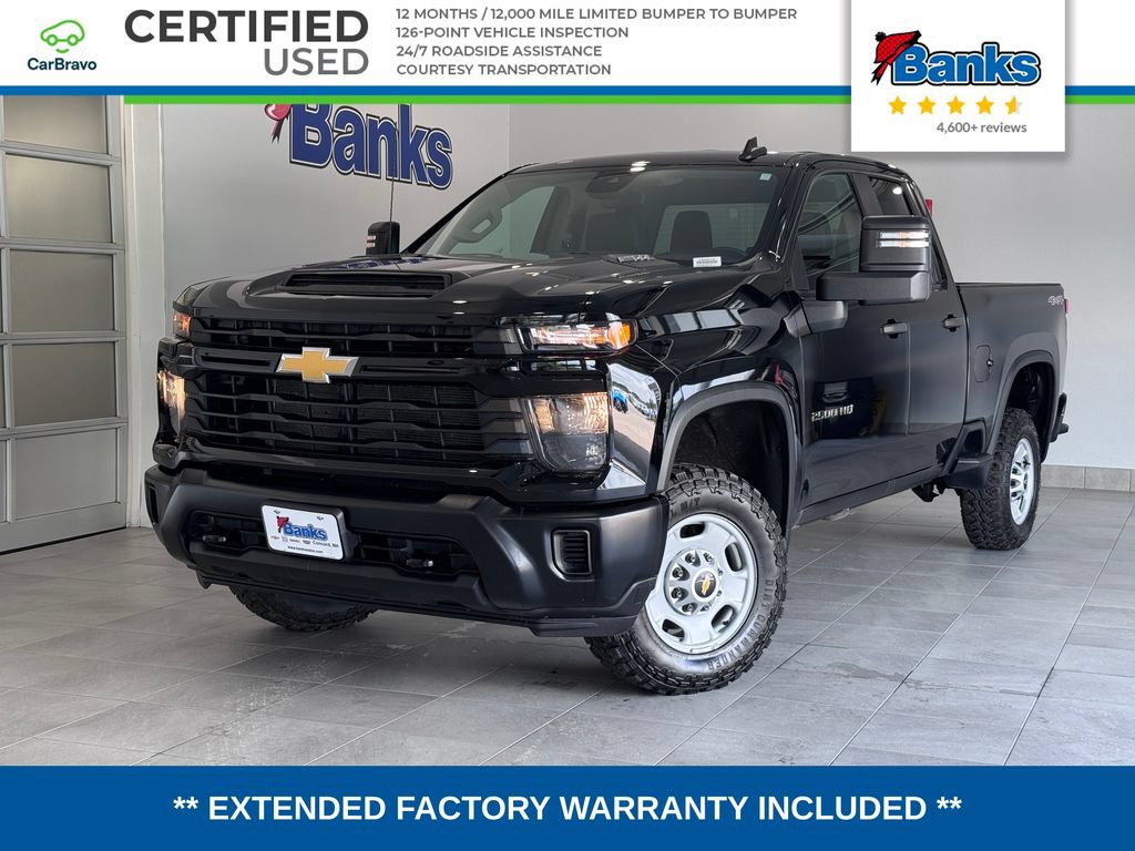 Certified 2024 Chevrolet Silverado 2500 W/T w/ WT Convenience Package