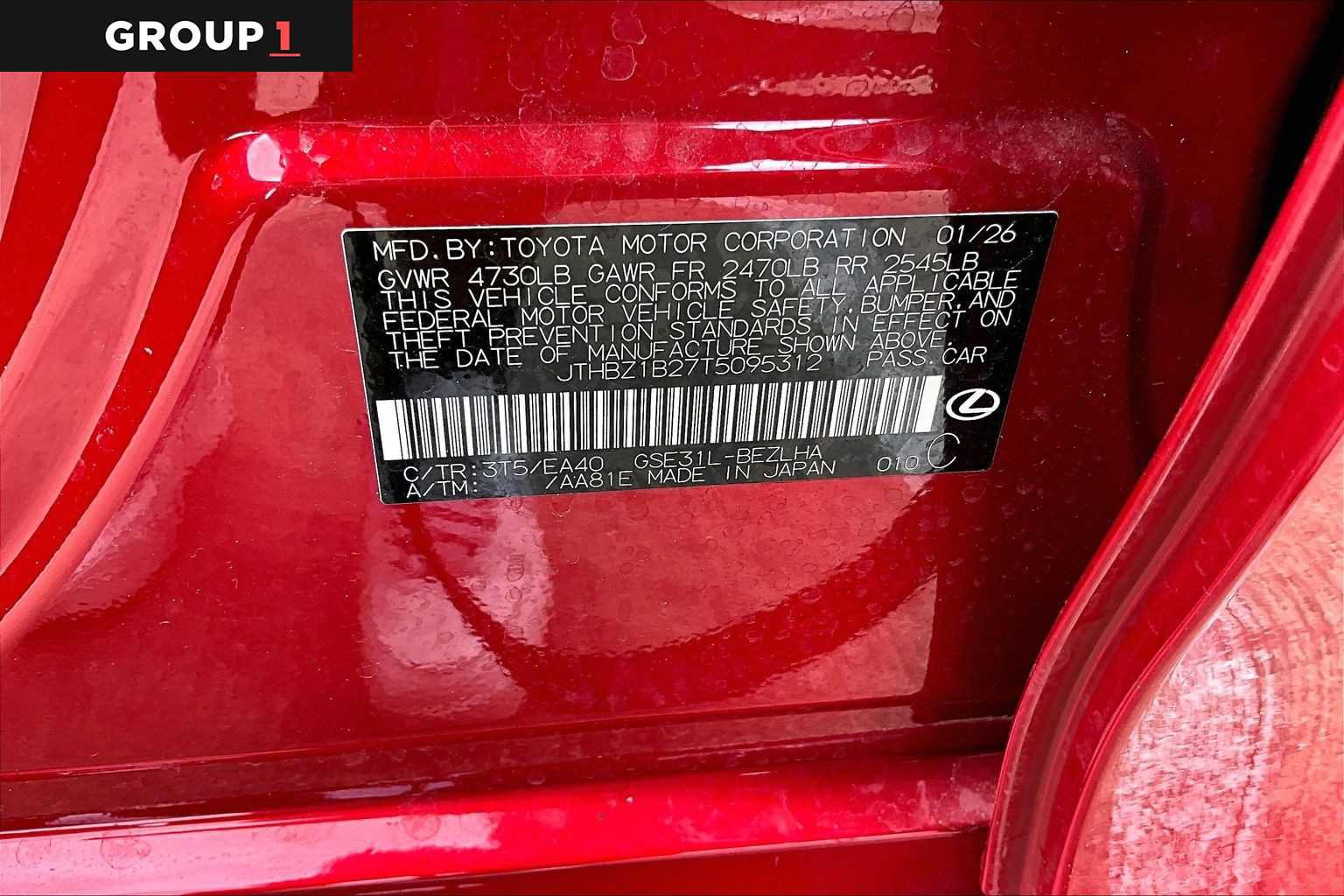 Certified 2026 Lexus IS 350 F Sport RWD image 35
