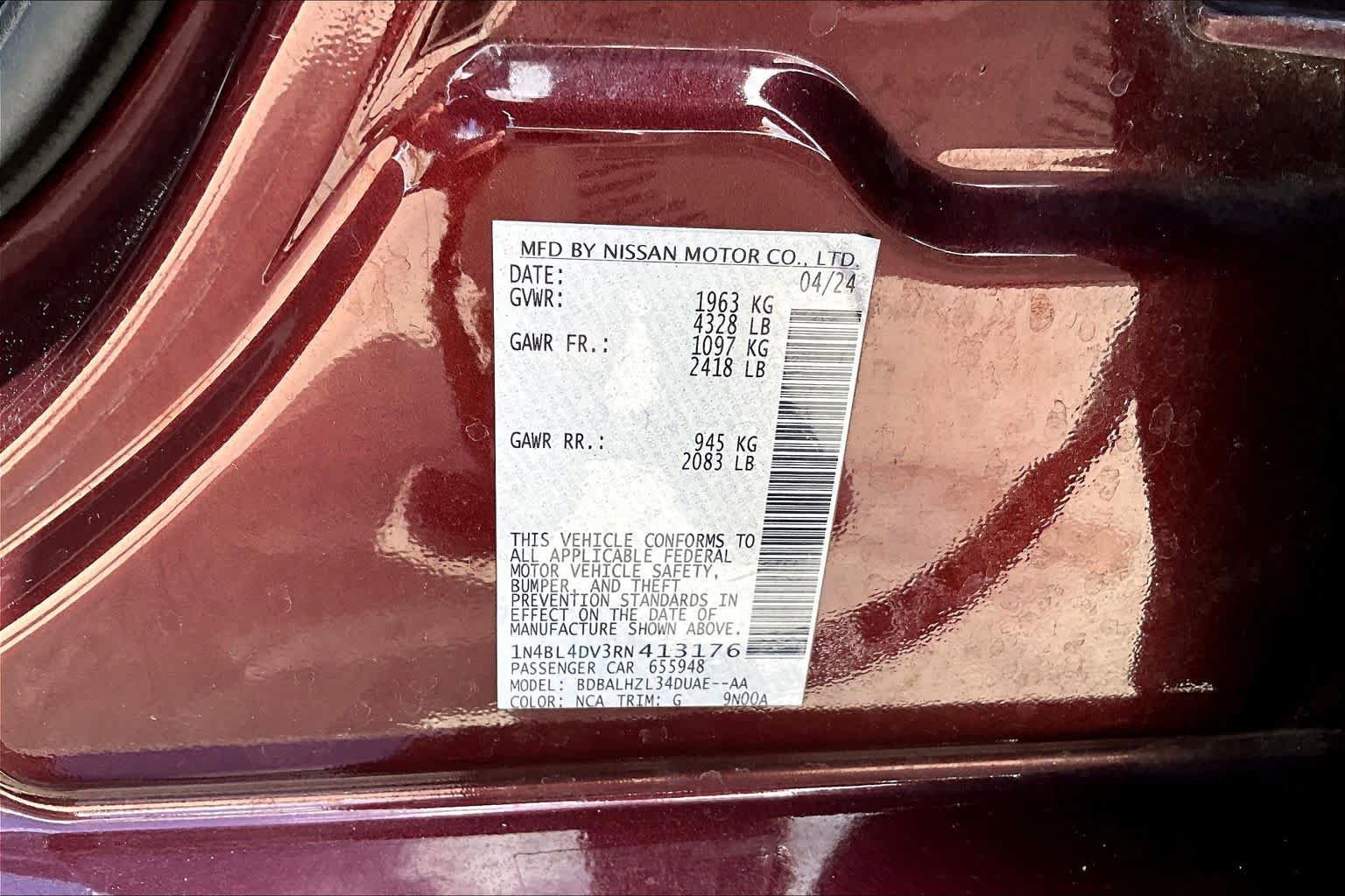 Used 2024 Nissan Altima 2.5 SV w/ SV Premium Package image 37