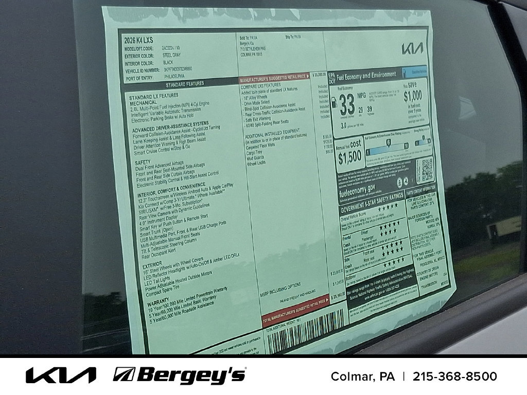 New 2026 Kia K4 FWD image 21