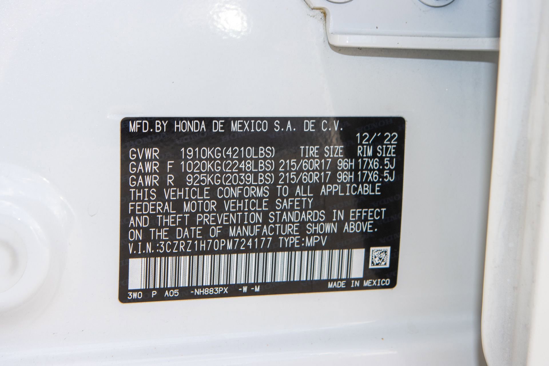 Certified 2023 Honda HR-V EX-L image 42