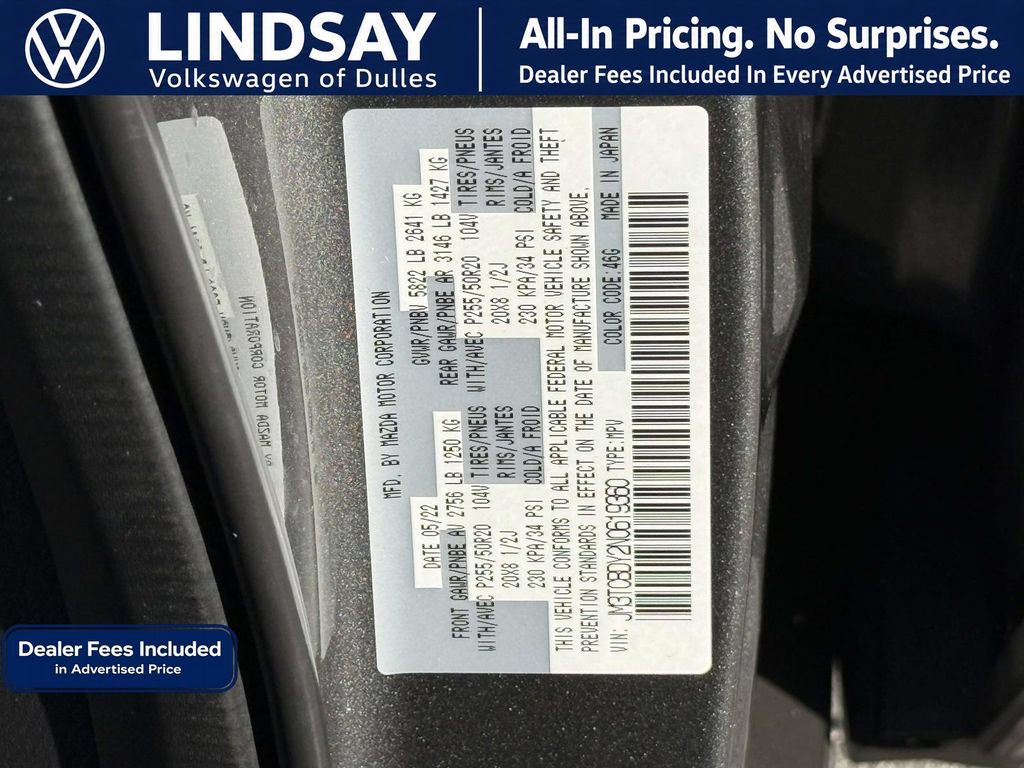 Used 2022 MAZDA CX-9 Grand Touring AWD/4WD image 28