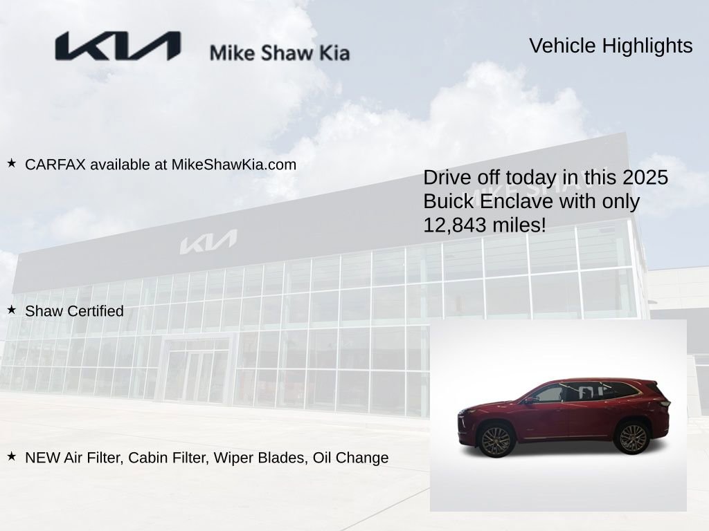 Used 2025 Buick Enclave Avenir w/ Trailering Package, 5000 lbs. FWD image 8