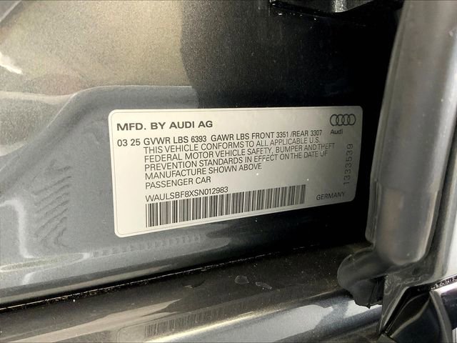 New 2025 Audi S8 w/ Executive Package image 14