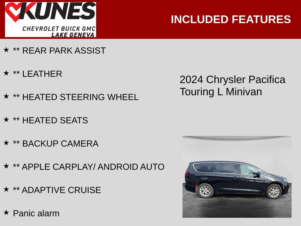 Used 2024 Chrysler Pacifica Touring-L FWD image 2
