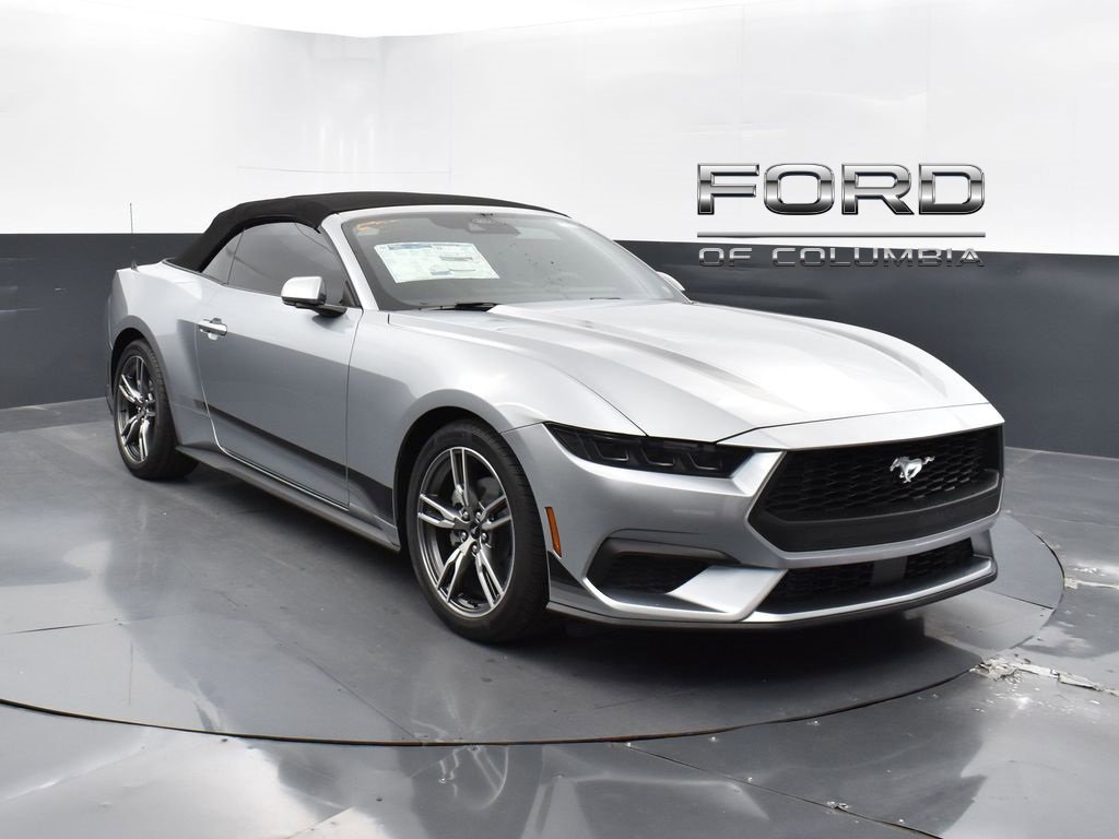 New 2025 Ford Mustang Convertible w/ Wheel & Stripe Package