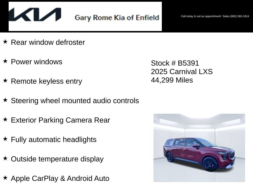 Used 2025 Kia Carnival FWD image 20