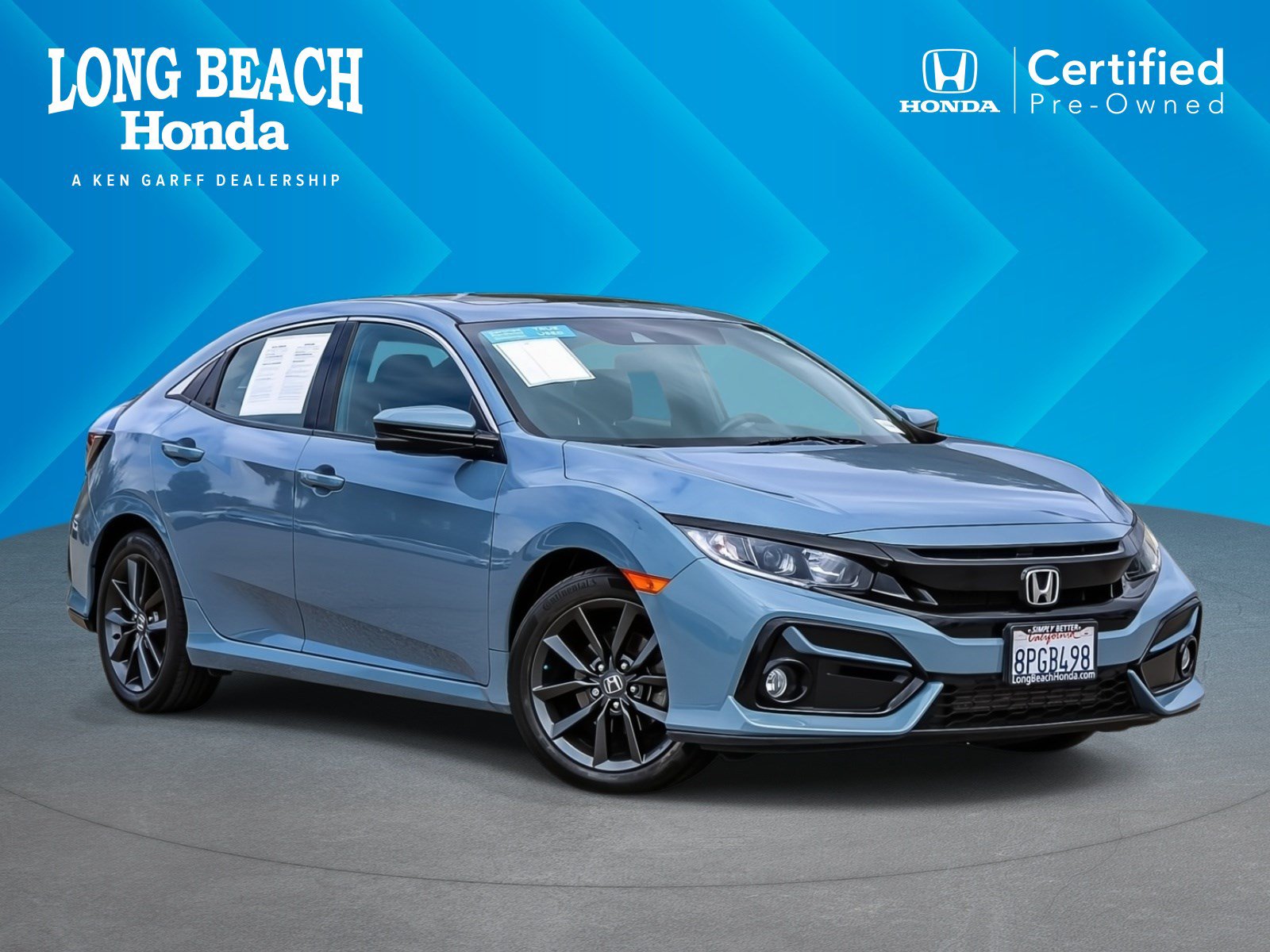 Certified 2020 Honda Civic EX image 1