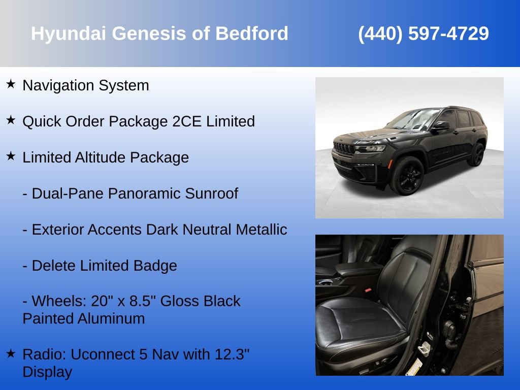 Used 2026 Jeep Grand Cherokee Limited w/ Limited Altitude Package AWD/4WD image 7