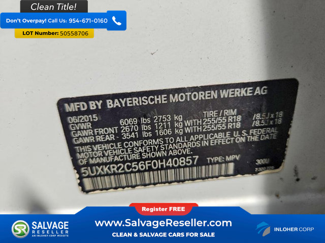 Used 2015 BMW X5 sDrive35i RWD image 16