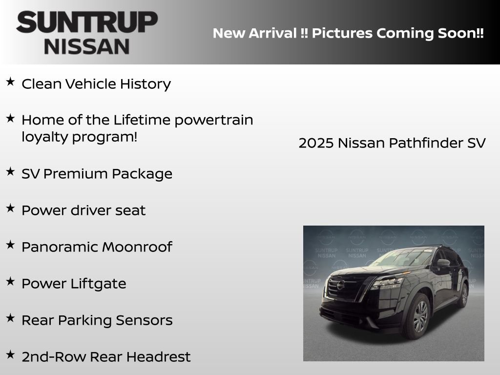 Certified 2025 Nissan Pathfinder SV w/ SV Premium Package FWD image 6