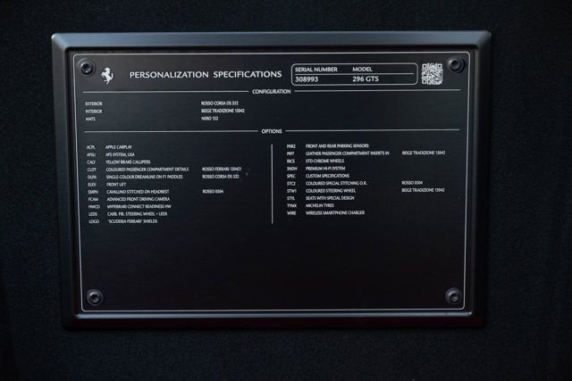 Used 2024 Ferrari 296 GTS image 13