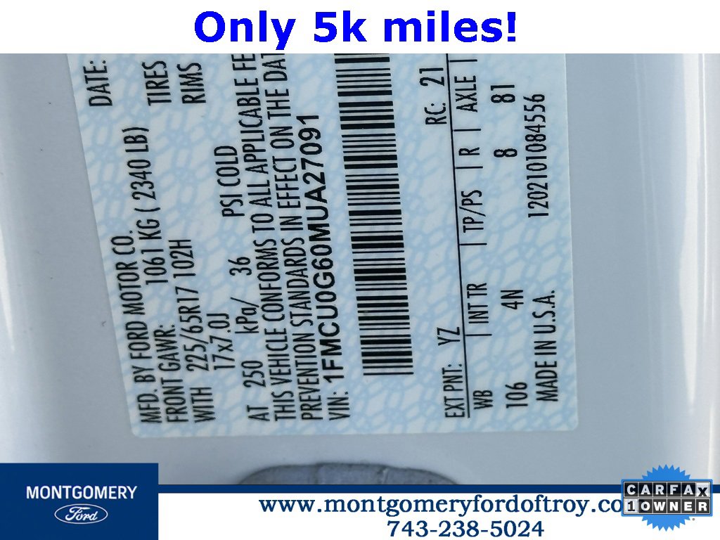 Used 2021 Ford Escape SE w/ Convenience Package image 41