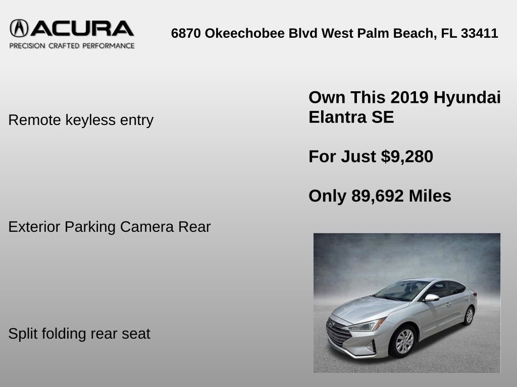 Used 2019 Hyundai Elantra SE w/ Cargo Package image 6