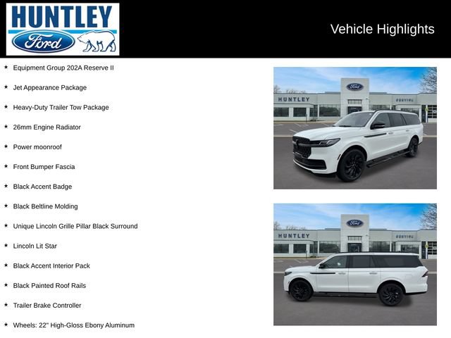 Used 2025 Lincoln Navigator L Reserve w/ Jet Appearance Package AWD/4WD image 2
