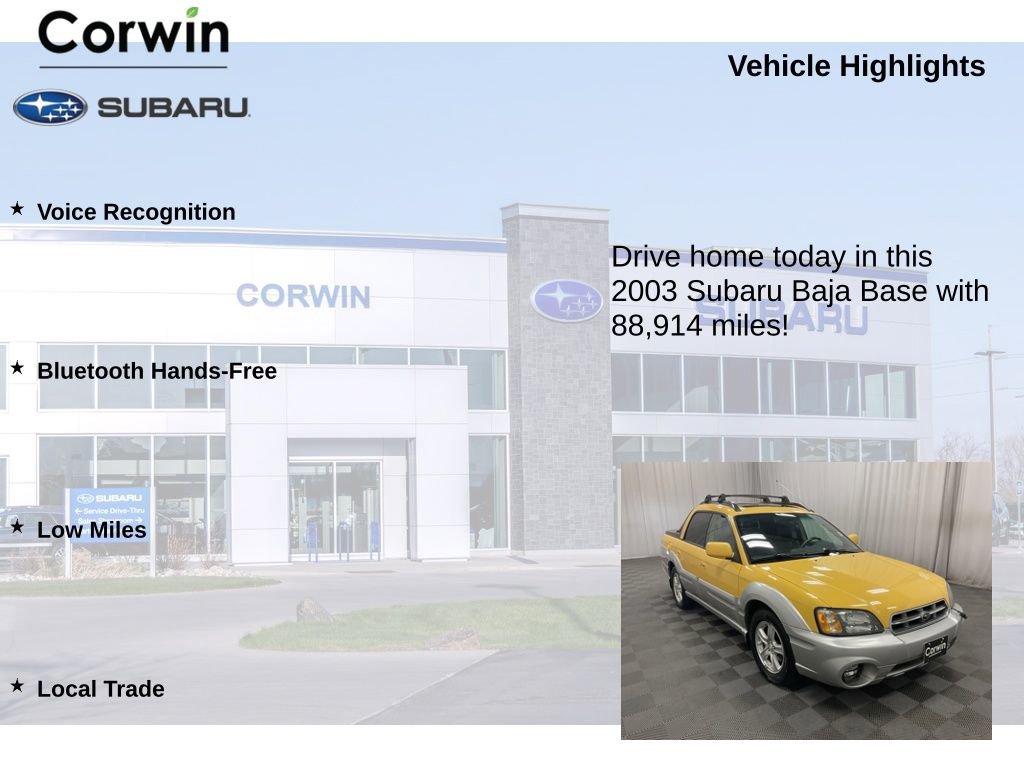 Used 2003 Subaru Baja image 6