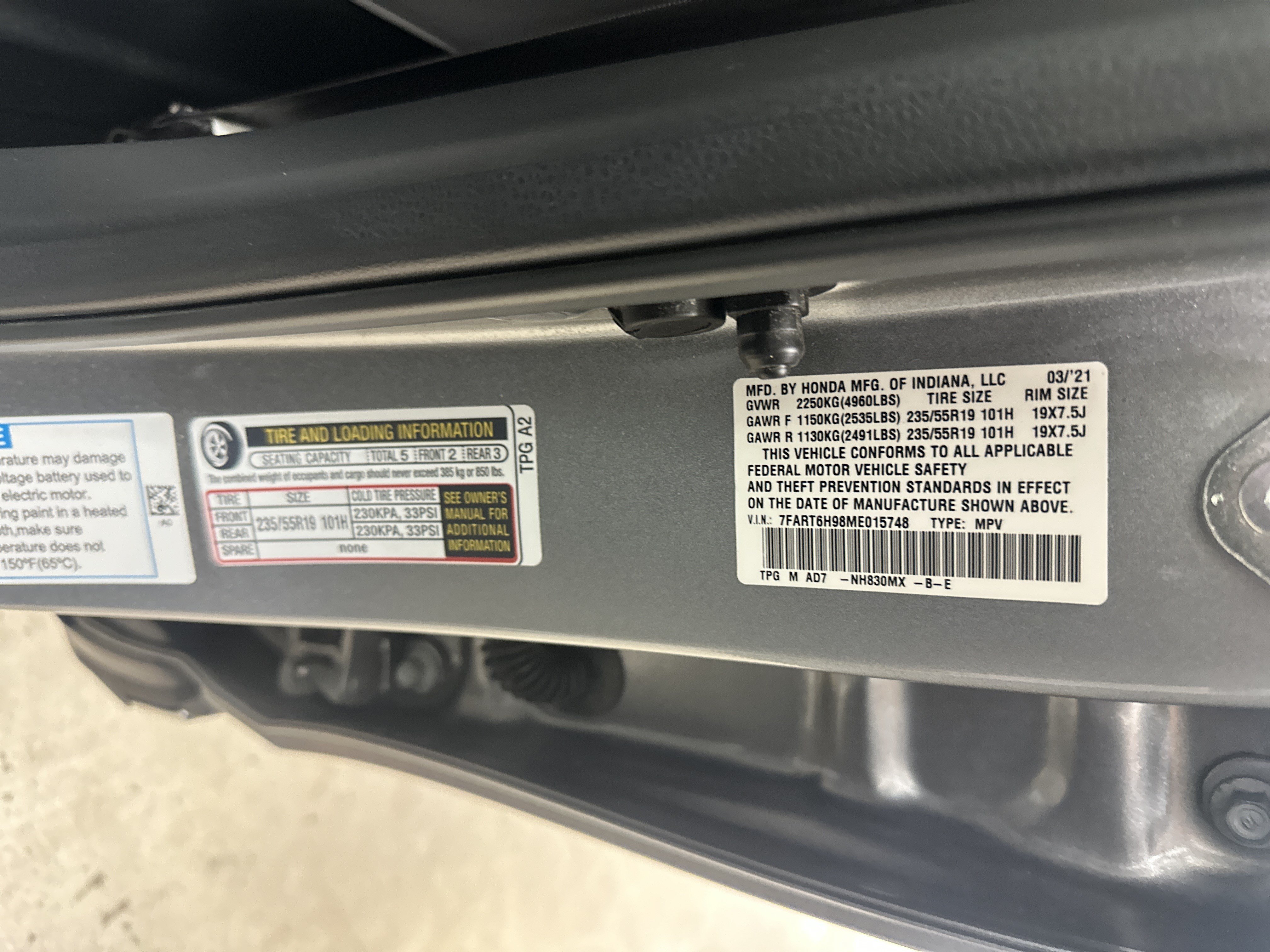 Used 2021 Honda CR-V Touring image 35