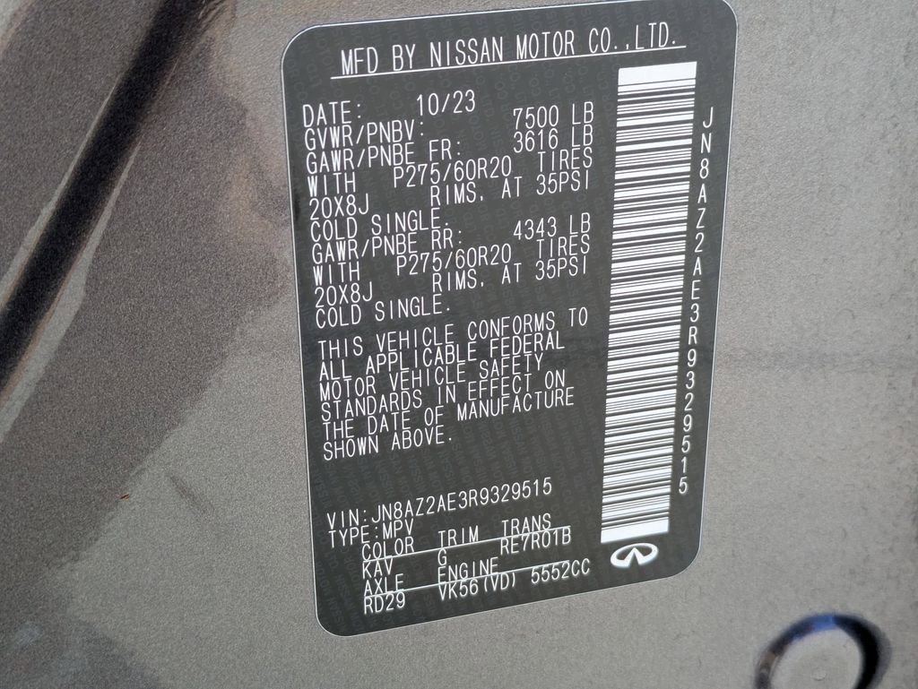 Used 2024 INFINITI QX80 Luxe image 32