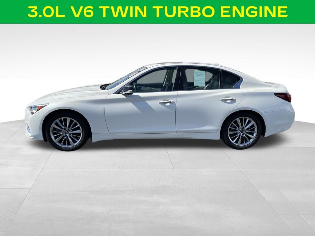 Used 2021 INFINITI Q50 Luxe w/ Seat & Sound Package image 3