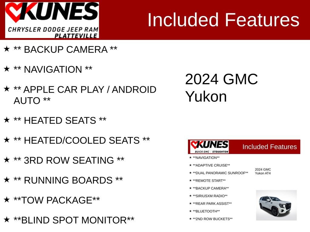 Used 2024 GMC Yukon AT4 AWD/4WD image 2